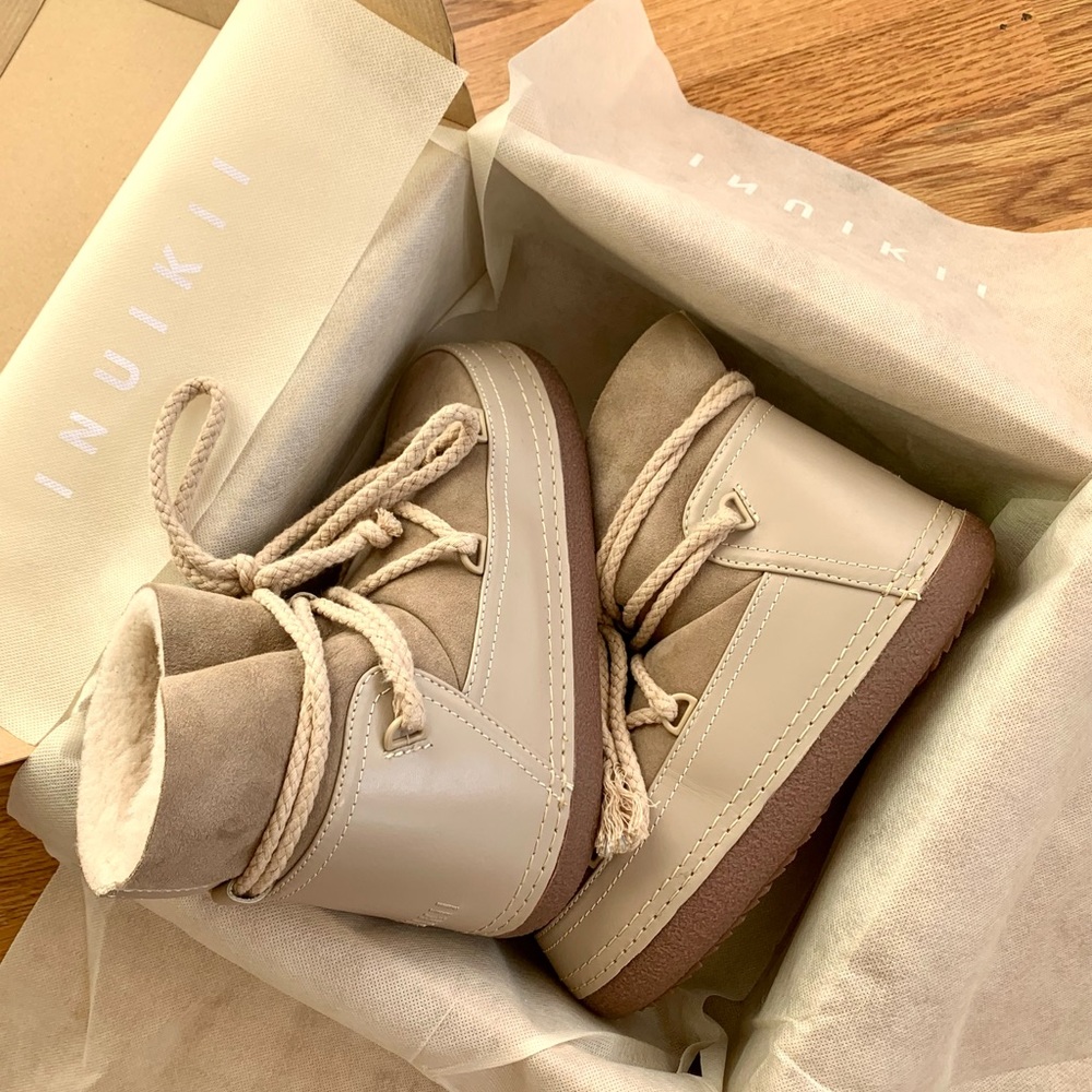 New Inuikii boots in classic beige